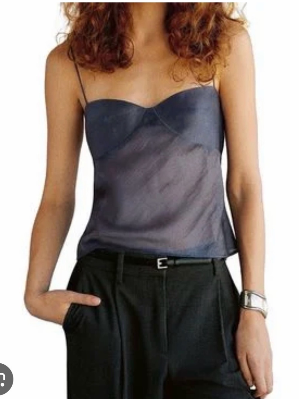 Reformation Alouette Top in Slate